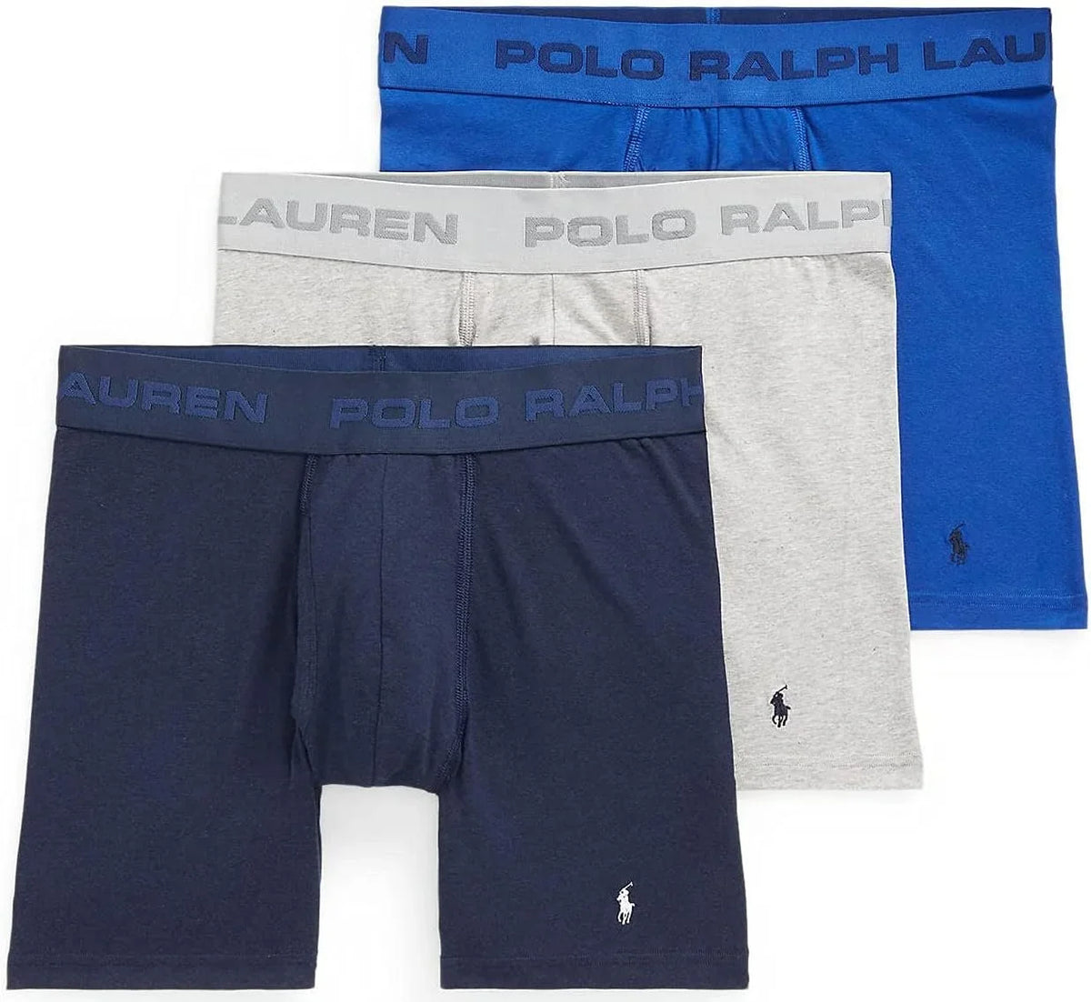 Heather/Rugby Lauren FX: Friction Navy/Andover Polo Pouch Brief Boxer Free Ralph Royal LG Cruise Freedom