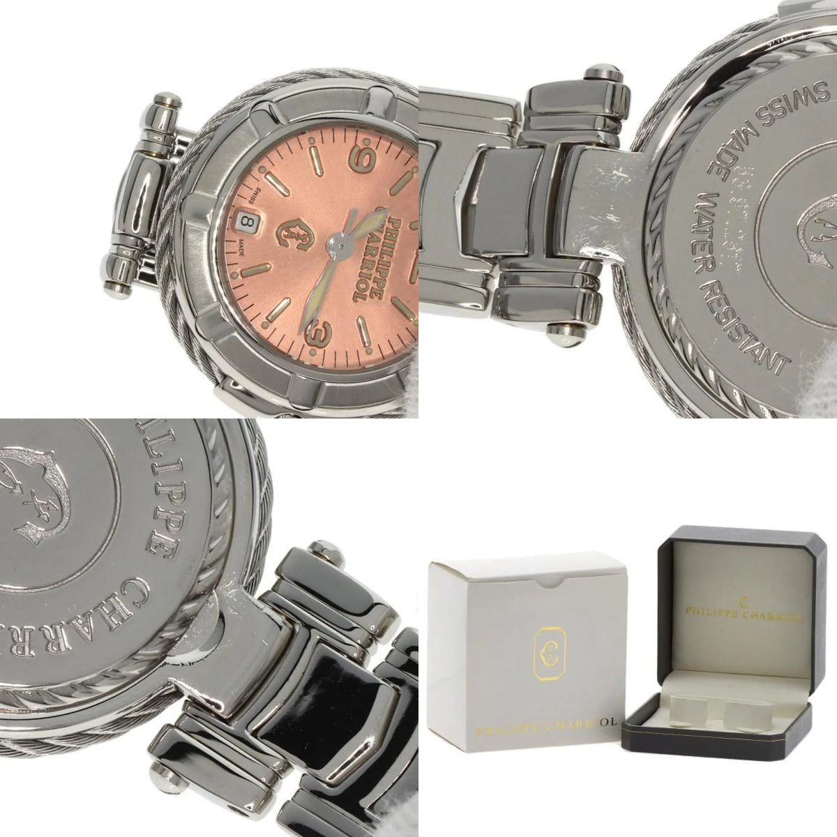 Steel/SS Charriol Ladies PHILIPPE CHARRIOL Watch Pre-Owned (Good) Celtic 53.97.2617 Philippe Stainless