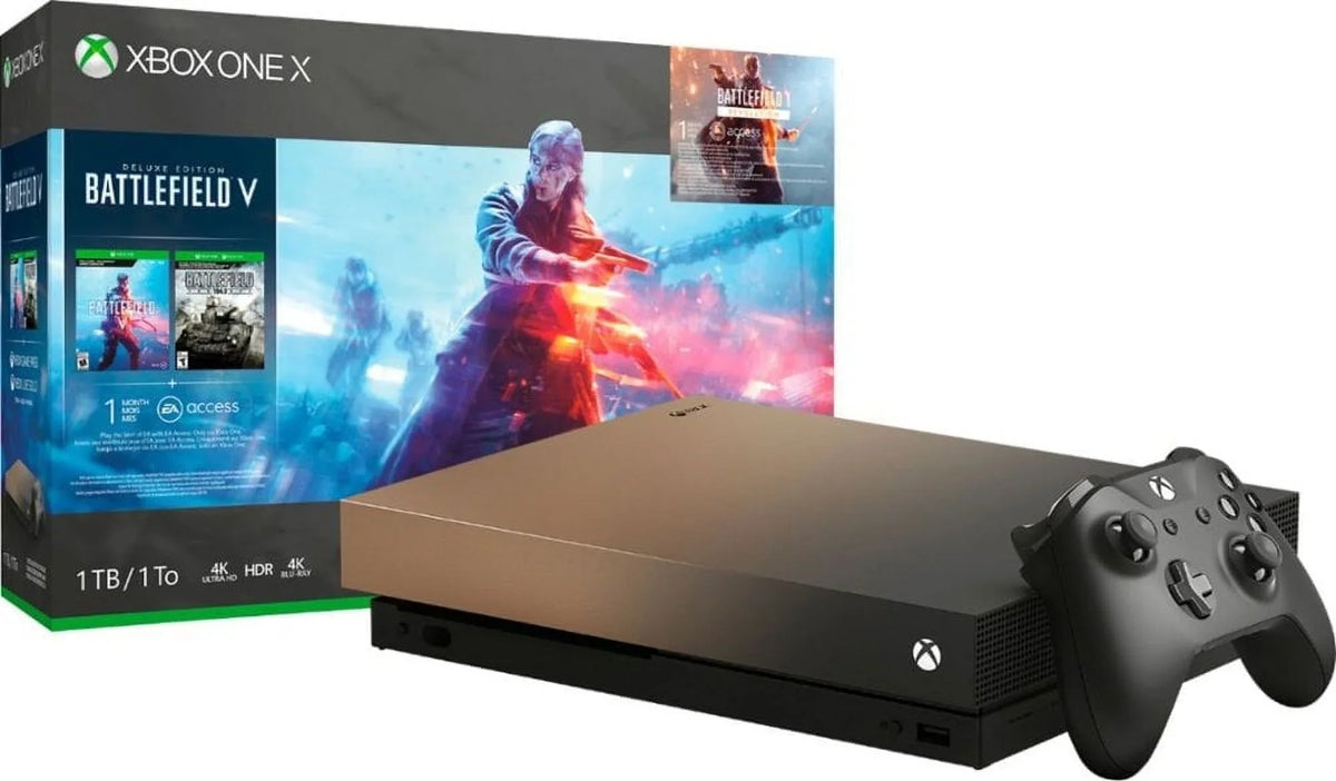 Rush Battlefield Gold Special Good) Gray Gold (Refurbished: Pre-Owned Edition X 1TB Bundle FMP-00023 V Xbox One