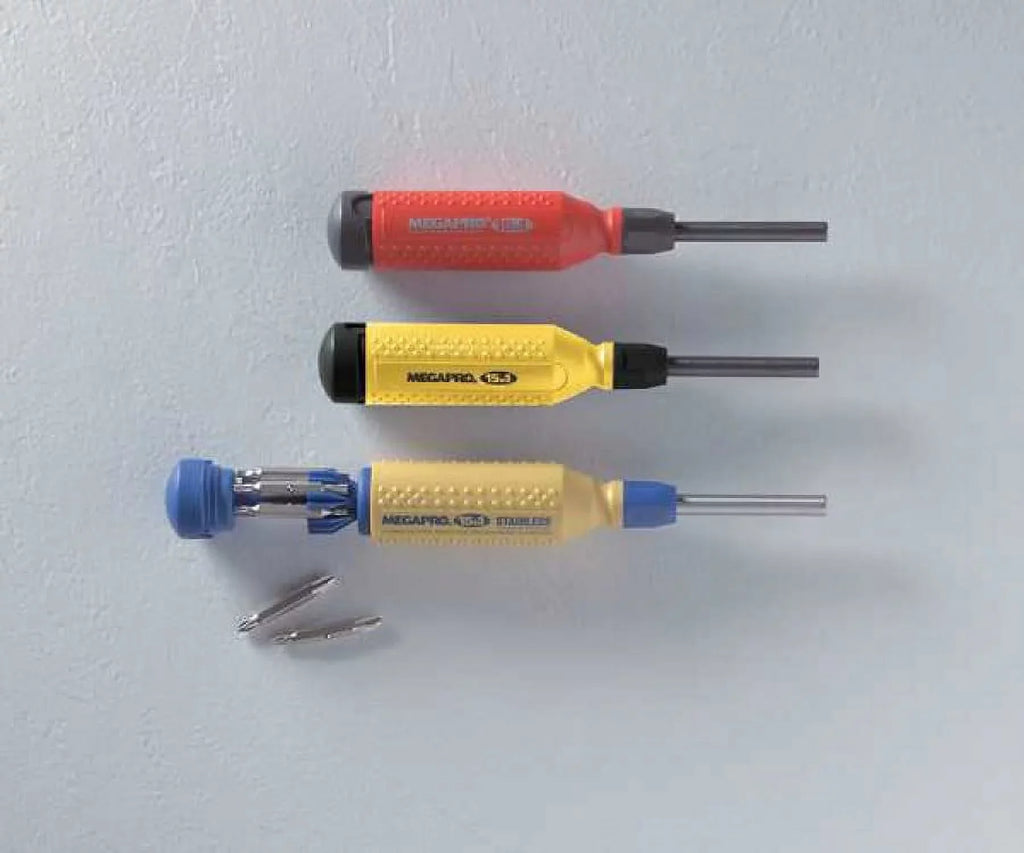 Screwdriver,15-in-1,8-1/2" MEGAPRO 151NAS-B Multi-Bit