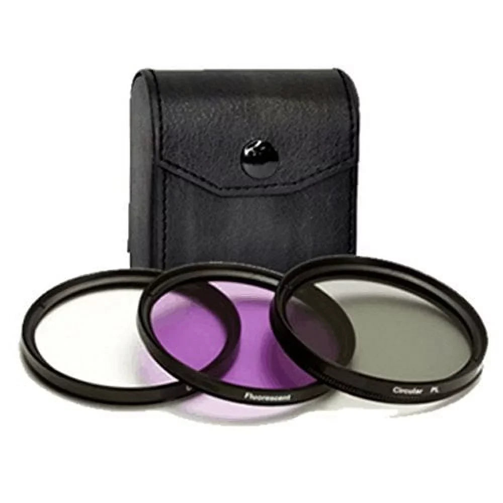 55mm Kit Multiple A6000 3-Piece Filter Kit + 3pc Cleaning Alpha Coated Appropriate