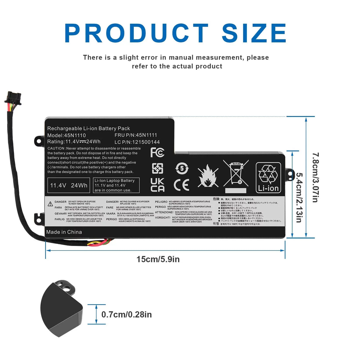 45N1108 Lenovo For ThinkPad Battery T460 T450S
