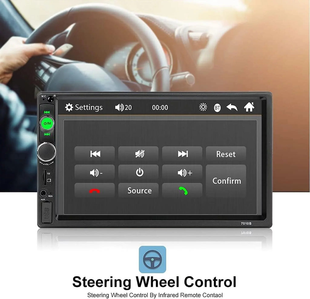 Bluetooth /TF Camera/ Mirror MP4 /FM Screen Car Audio with radio DIN /Video View HD Link /Car /USB 2 car Touch /AUX player Inch Stereo Rear MP5 7 Car