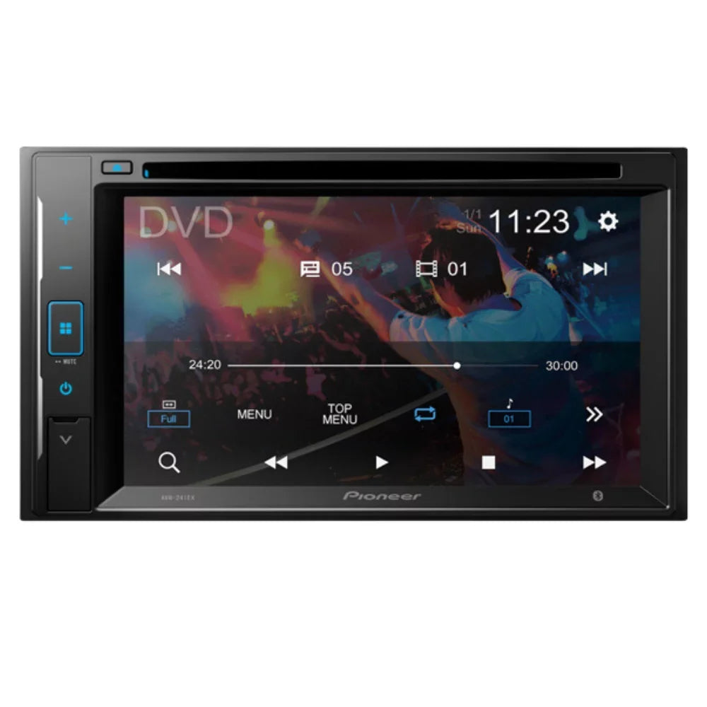 KIT4711 AM/FM F150 Camera/Install for Media Classic DIN 2013-2014 Bundle Double 6.2" Kit/in-Dash with AVH-241EX Pioneer W/ Bluetooth/Backup Digital Car Receiver Dash DVD/CD Stereo Touchscreen