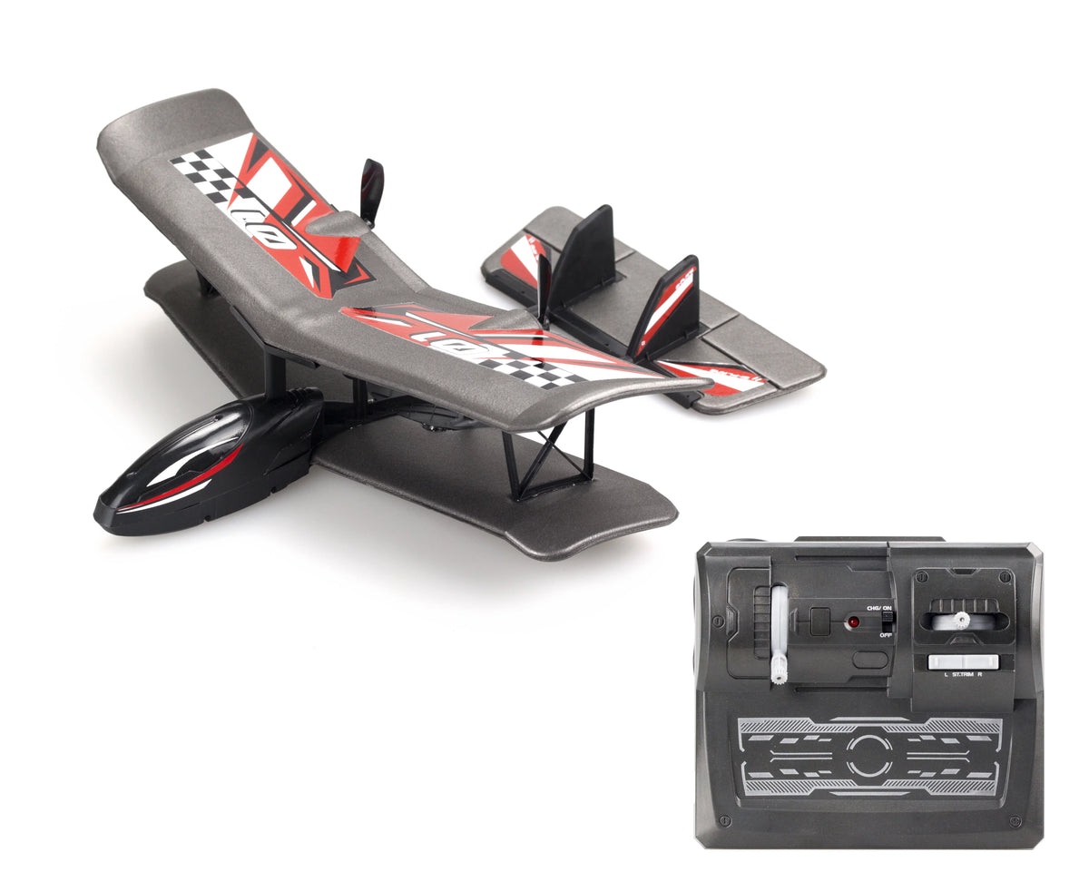 Red Bi-Wing Silverlit Plane- Flybotic RC Evo