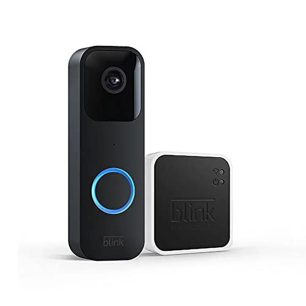 chime or Introducing wire-free (Black) enabled Doorbell audio, HD wired Blink 2 Video Two-way and Sync motion Module — Alexa app + alerts | video, and