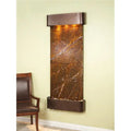Brown-Marble Wall Inspiration Falls Fountain Copper Round Vein