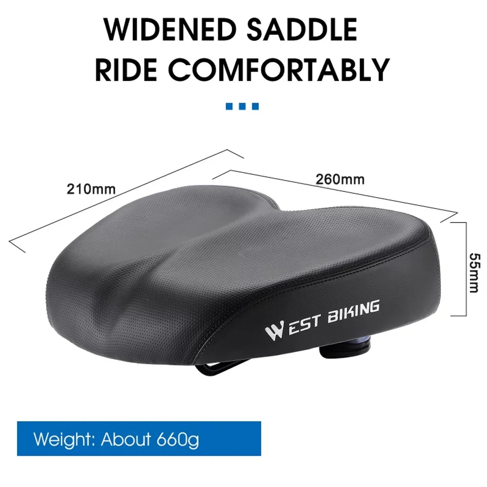Shockproof for Comfortable Widen Cushion Replacement Aibecy Ergonomic Design Thicken Distance Bike Saddle Road Riding Long