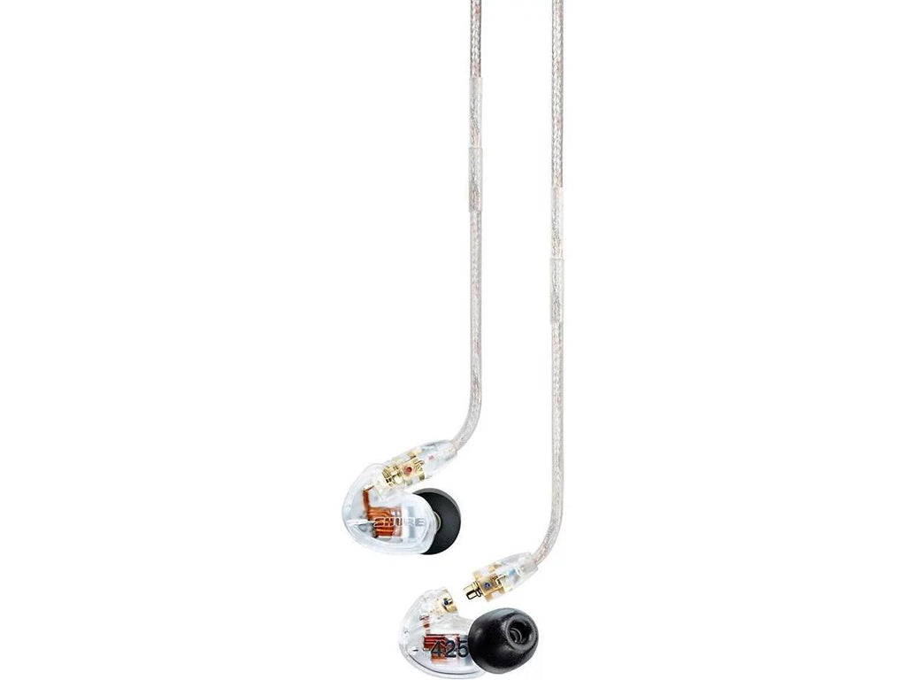Clear In-Ear Driver Earphones - Dual Sound Shure Isolating SE425 Pro