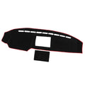 2008-2014 Center Console Mat Bargains for Cover F150 Protective Unique Dashboard Compatible Polyester Black Car