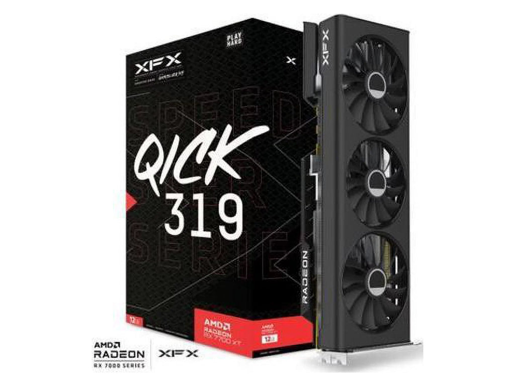 7700 GDDR6 Express 12GB XT SPEEDSTER PCI XFX Radeon RX-77TQICKB9 ATX QICK319 x16 4.0 Video Card RX