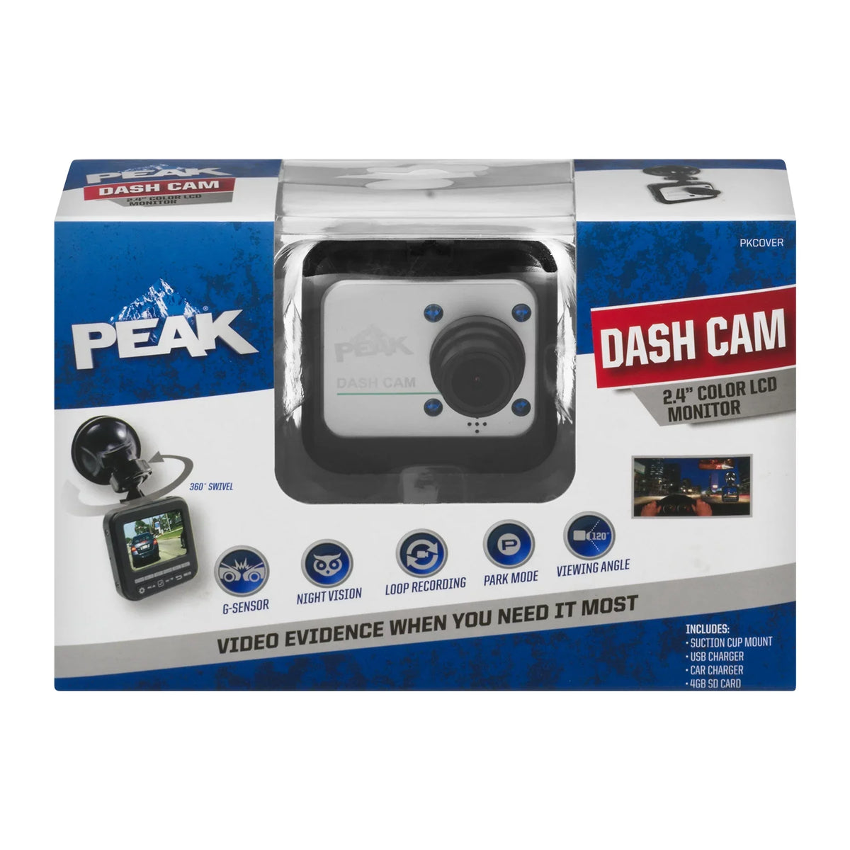 PEAK CT Dash Cam, 1.0