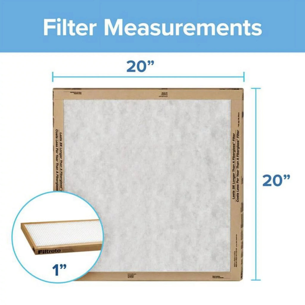 x 1" 16" Air Filtrete FIlter 25" Flat x Panel 2-Pack