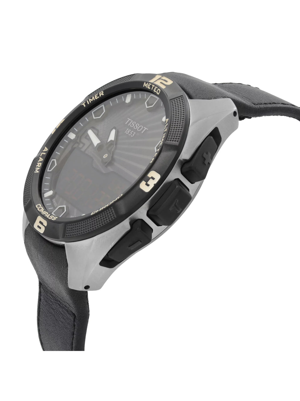 Tony T091.420.46.061.00 Watch Tissot Men Parker Expert T-Touch Solar Black Dial