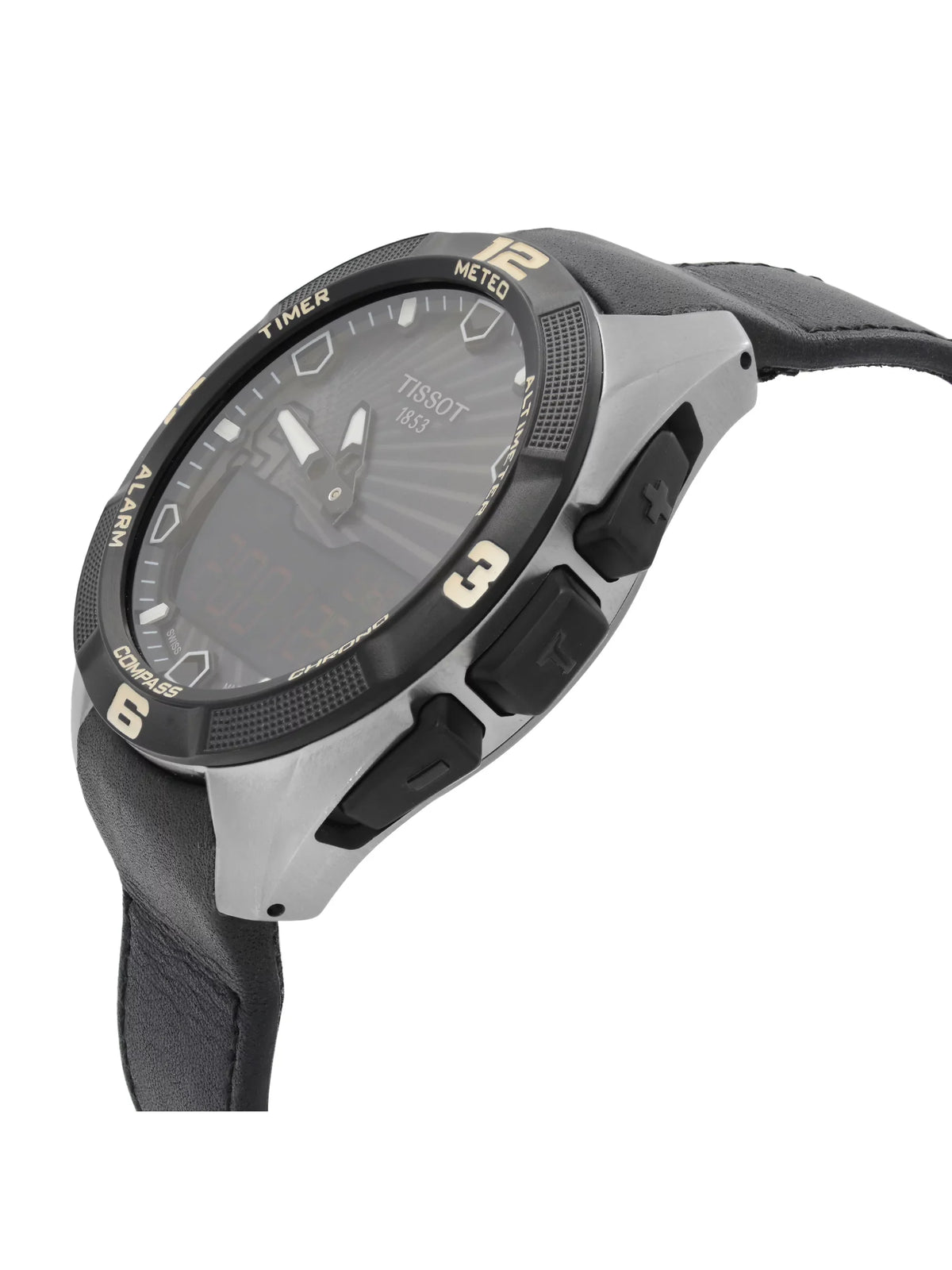 Tony T091.420.46.061.00 Watch Tissot Men Parker Expert T-Touch Solar Black Dial