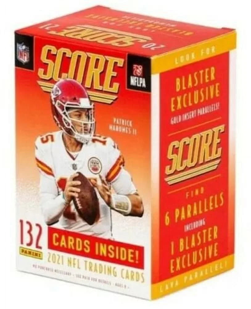 New Football Panini & Box 132 Card Trading Blaster 1 Score Sealed NFL Cards 2021