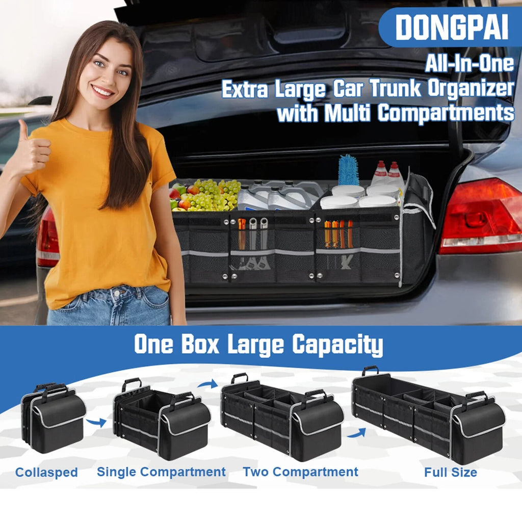 Truck Container Car Cargo Storage Compartment Trunk Multi US SUV Organizer for
