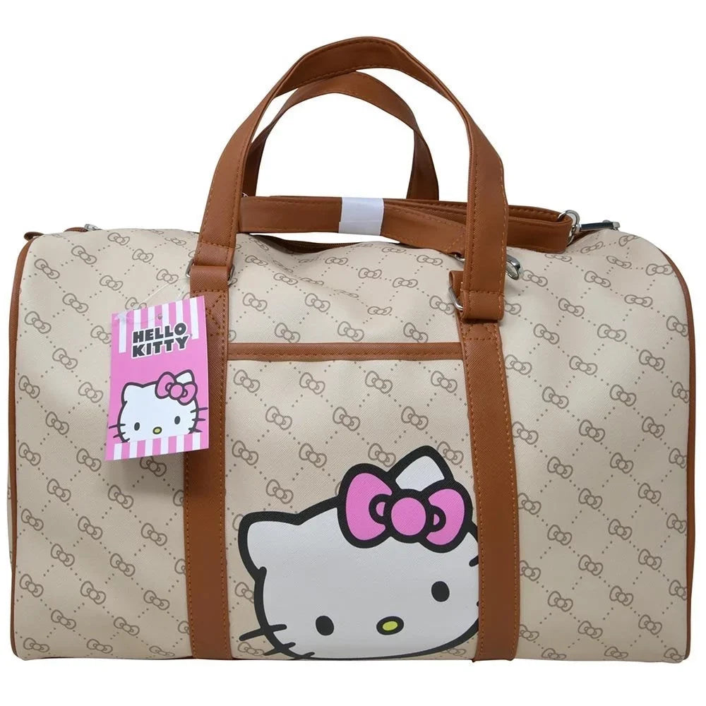 Hello Sanrio Travel Duffle 16" Bag Overnight Weekender Kitty