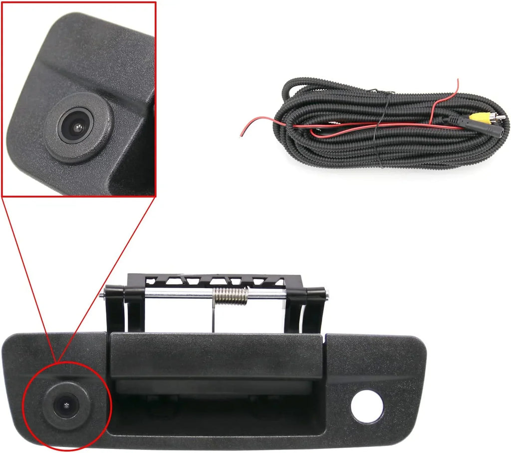 Dodge Camera 2009-2017 with Tailgate View 3500（RCA Ram Compatible Connector） Rear 2500 1500 Handle Backup