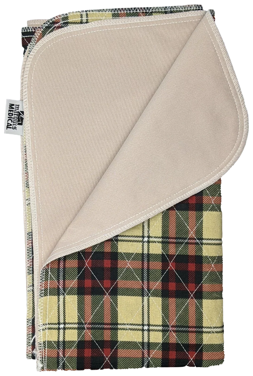 Pack Protection 34 Washable Underpad x Masking Stain for Bed - Urinary Children Plaid Absorbent 36 Seniors 24 Pad Incontinence