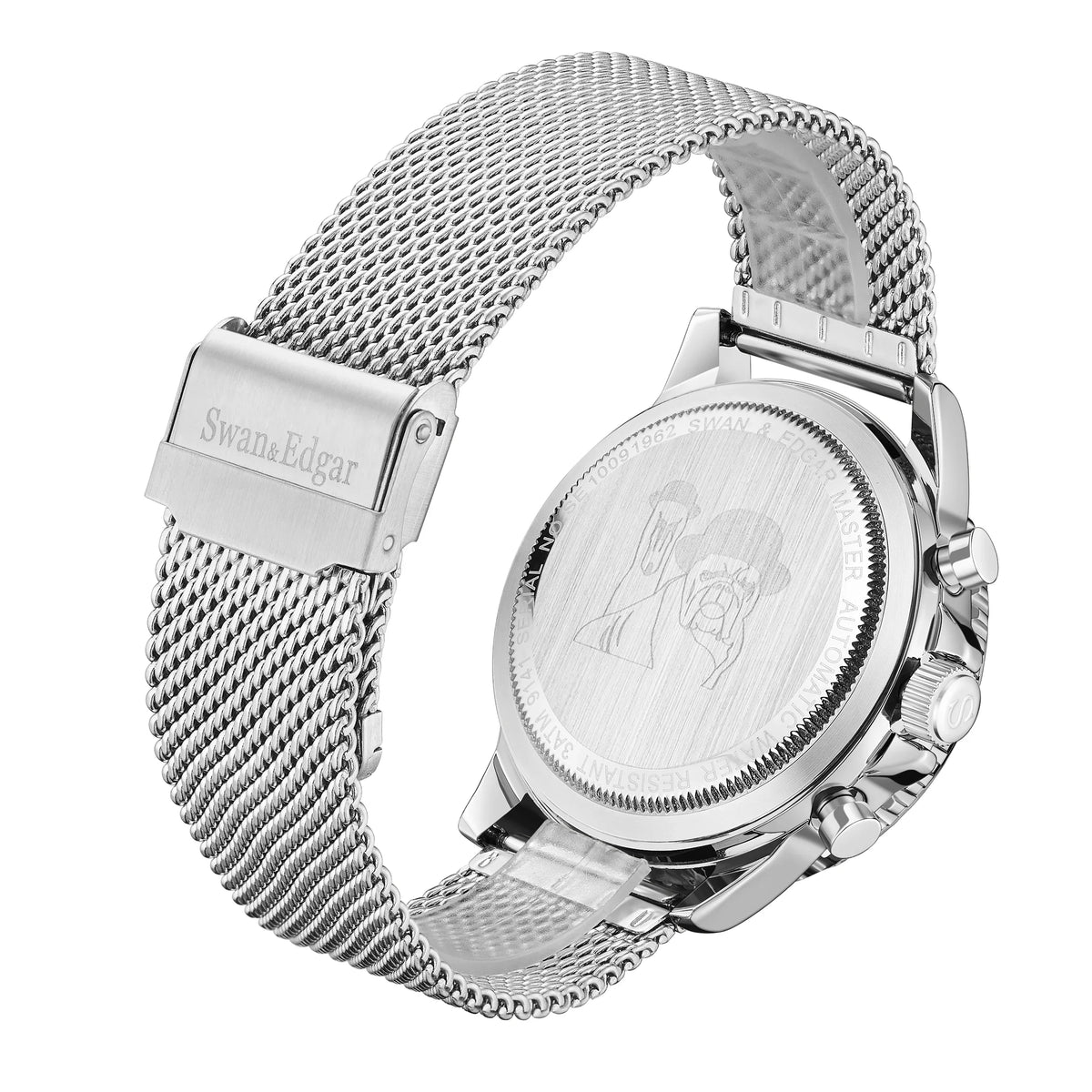 & Steel Edgar Edition Swan Red Automatic Master Hand Assembled Limited