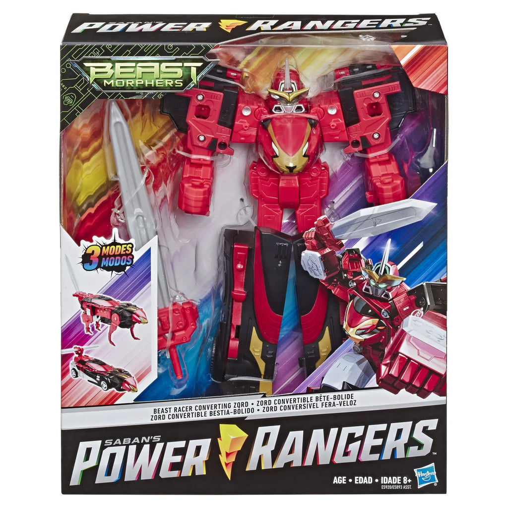 Power Beast Figure Beast Zord Action Morphers Converting Racer Rangers