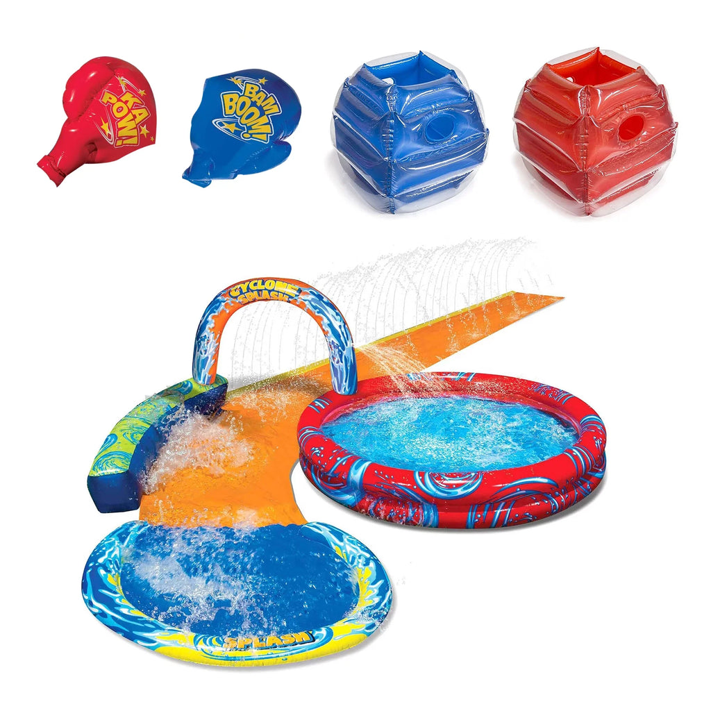 Banzai Bumpers Gloves Inflatable Splash Pack Pool & and Cyclone Battle Bop