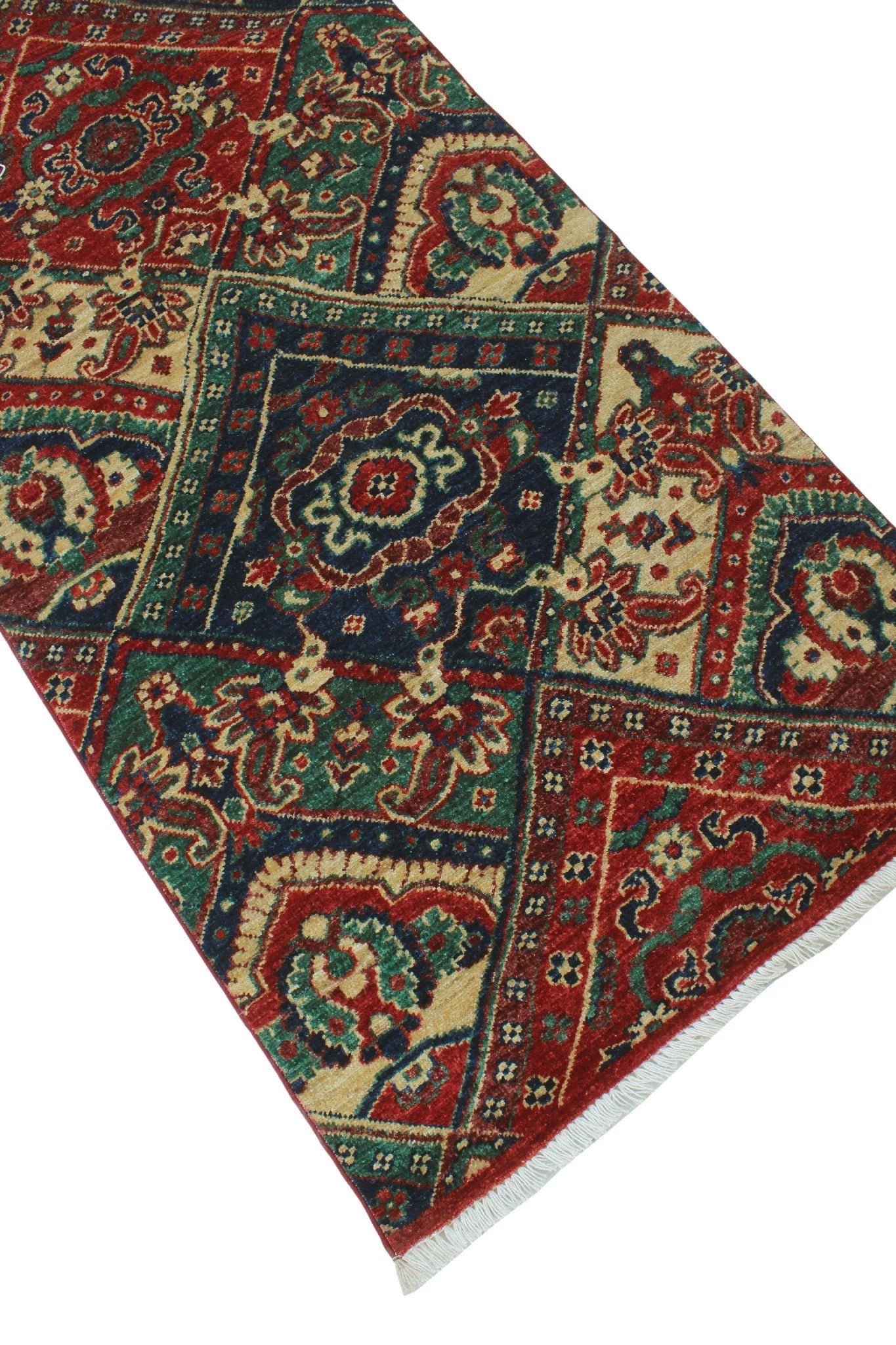 Aria Runner, Red/Blue 18'6" x 2'6" Muiz