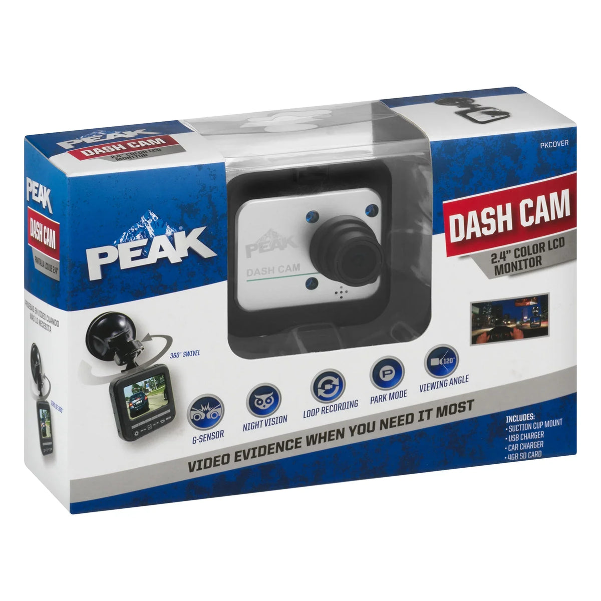 PEAK CT Dash Cam, 1.0