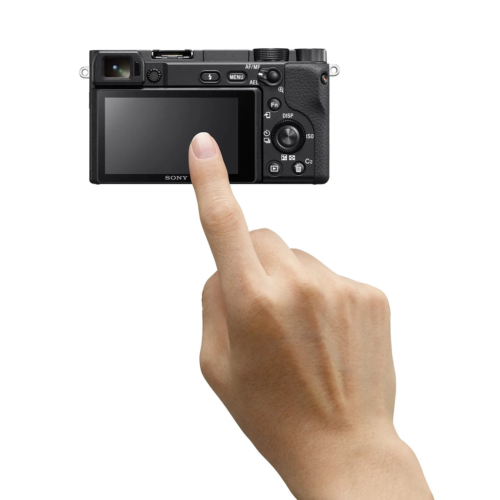 Card, Mirrorless ILCE-6400L Lens Bundle Editing and 16-50mm with Battery Camera 64GB APS-C Kit Video a6400 Interchangeable-Lens with Photo 40.5mm and Camera Suite, Memory Filter Bag, Camera
