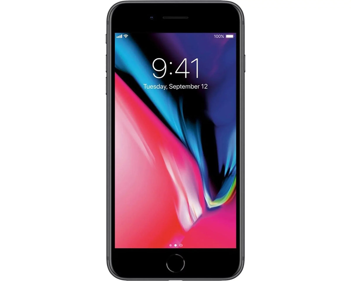 8 Plus Space GSM Restored (Refurbished) iPhone Gray 64GB, Unlocked -