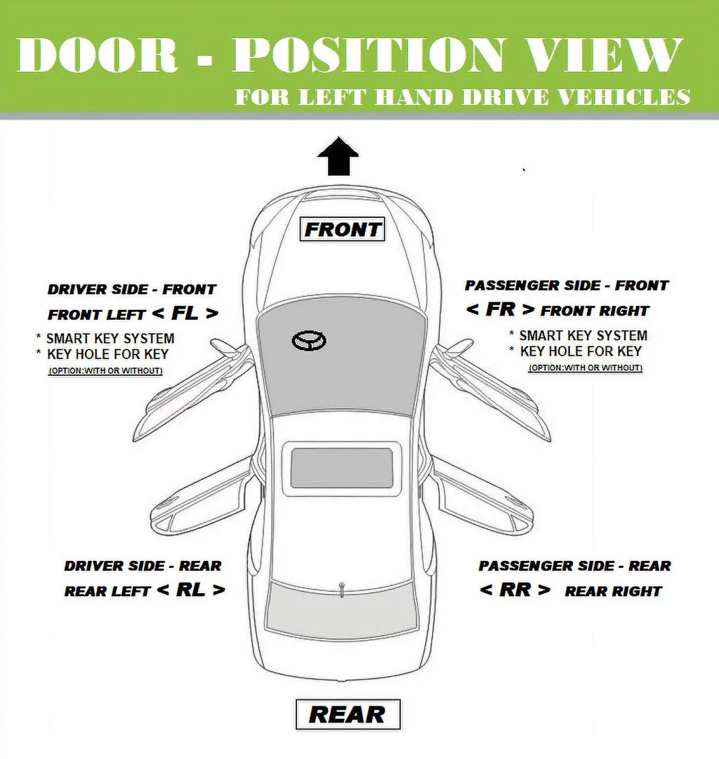 CF 4pcs Pearl of 2002 1998 1999 Outside Handle Advance Front Left Accord Honda 2001 98-02 Exterior 2000 Rear Emerald For Right G87P Door Set Dark