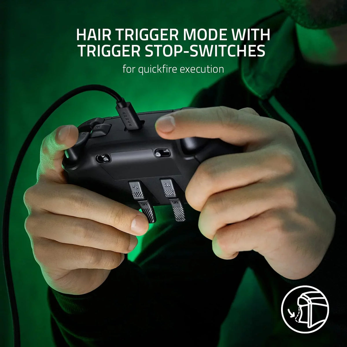 '- Remappable with kit Controller Xbox Wolverine Razer With Black V2 One, Electric Wired Series Bolt for X|S, Axtion Front-Facing Bundle Xbox PC Gaming Cleaning Like - Buttons New