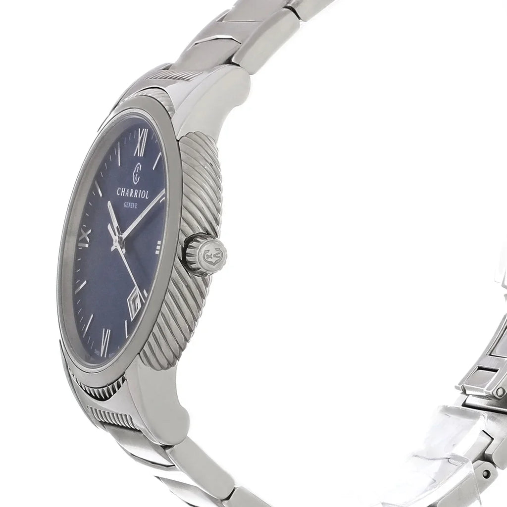 Charriol Watch Quartz Philippe Mens Stainless Parisii P40S2.930.002 Pre-Owned