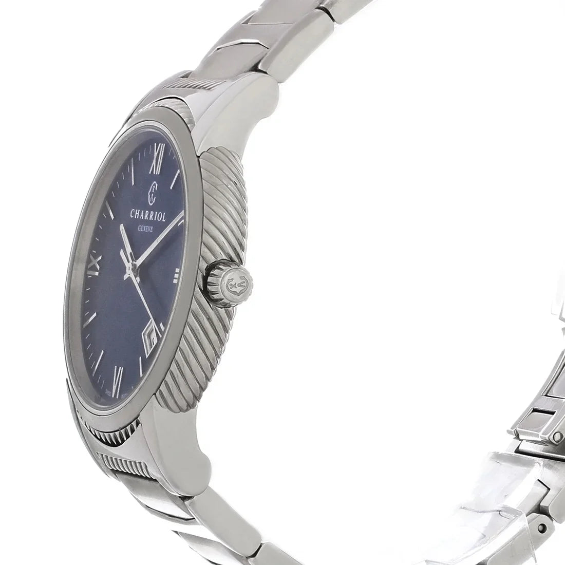 Charriol Watch Quartz Philippe Mens Stainless Parisii P40S2.930.002 Pre-Owned