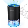 Dehumidifiers Bedroom for up Small with LED Light 215 sq.ft-Black Alrocket Auto-off,7 27oz Colors to