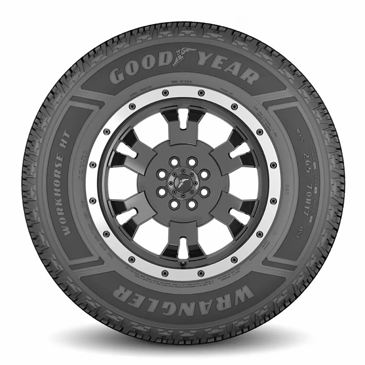 LT245/75R17 Wrangler Season 121/118R Tire All Light HT E Workhorse Truck Goodyear