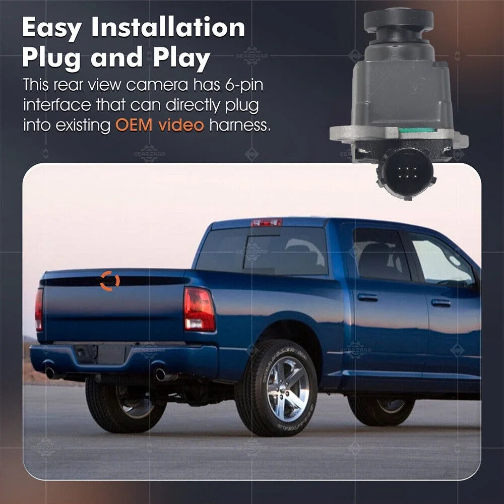 Camera 13-17 Dodge 2500 Parking 4500 For Backup View Paddsun 1500 RAM Rear 5500 3500