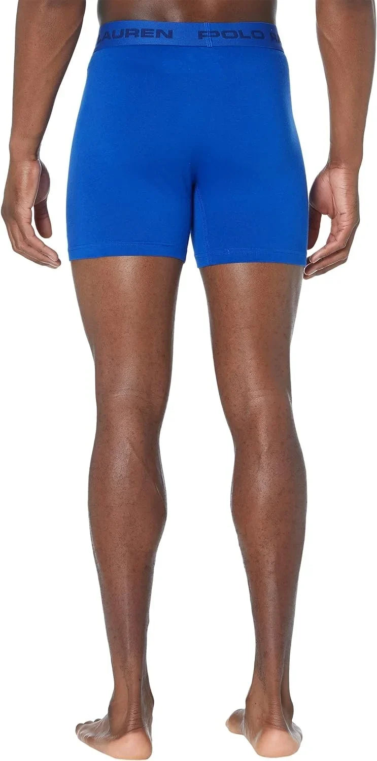 Heather/Rugby Lauren FX: Friction Navy/Andover Polo Pouch Brief Boxer Free Ralph Royal LG Cruise Freedom