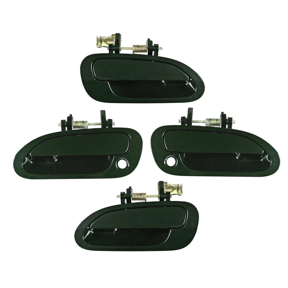 CF 4pcs Pearl of 2002 1998 1999 Outside Handle Advance Front Left Accord Honda 2001 98-02 Exterior 2000 Rear Emerald For Right G87P Door Set Dark