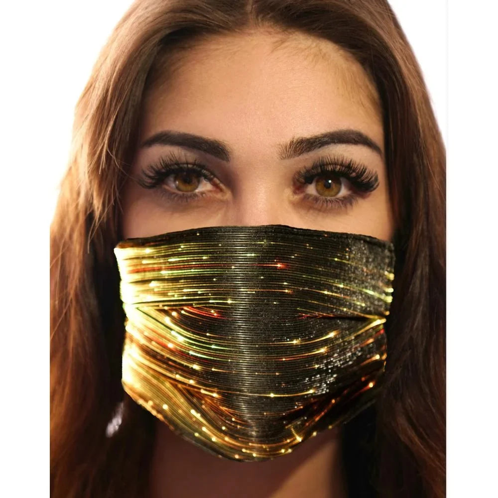 Black Inc. 106332 LED Western Fashion Mask - Party