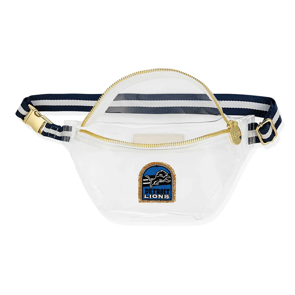Detroit Lions Clover Stadium Fanny Stoney Pack Clear