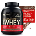 Standard Nutrition, Optimum 5 71 Chocolate, Powder, 100% Gold Extreme Milk Whey Protein Servings lb,