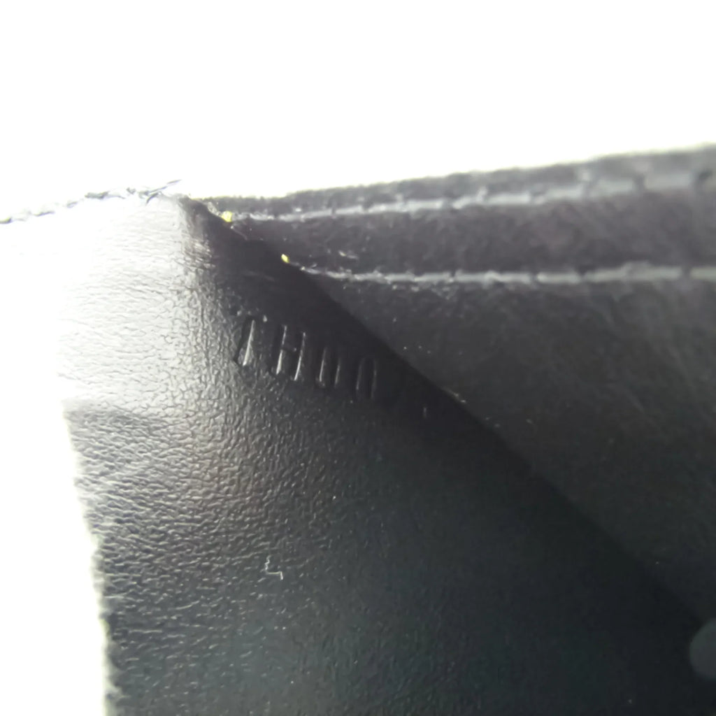 Tresor Women's Noir International Leather Pre-Owned (bi-fold) M91836 Wallet Long Porte Suhali Suhali (Good)
