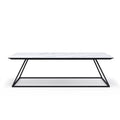 B-Modern Modern Coffee Savvy Table White Carrara