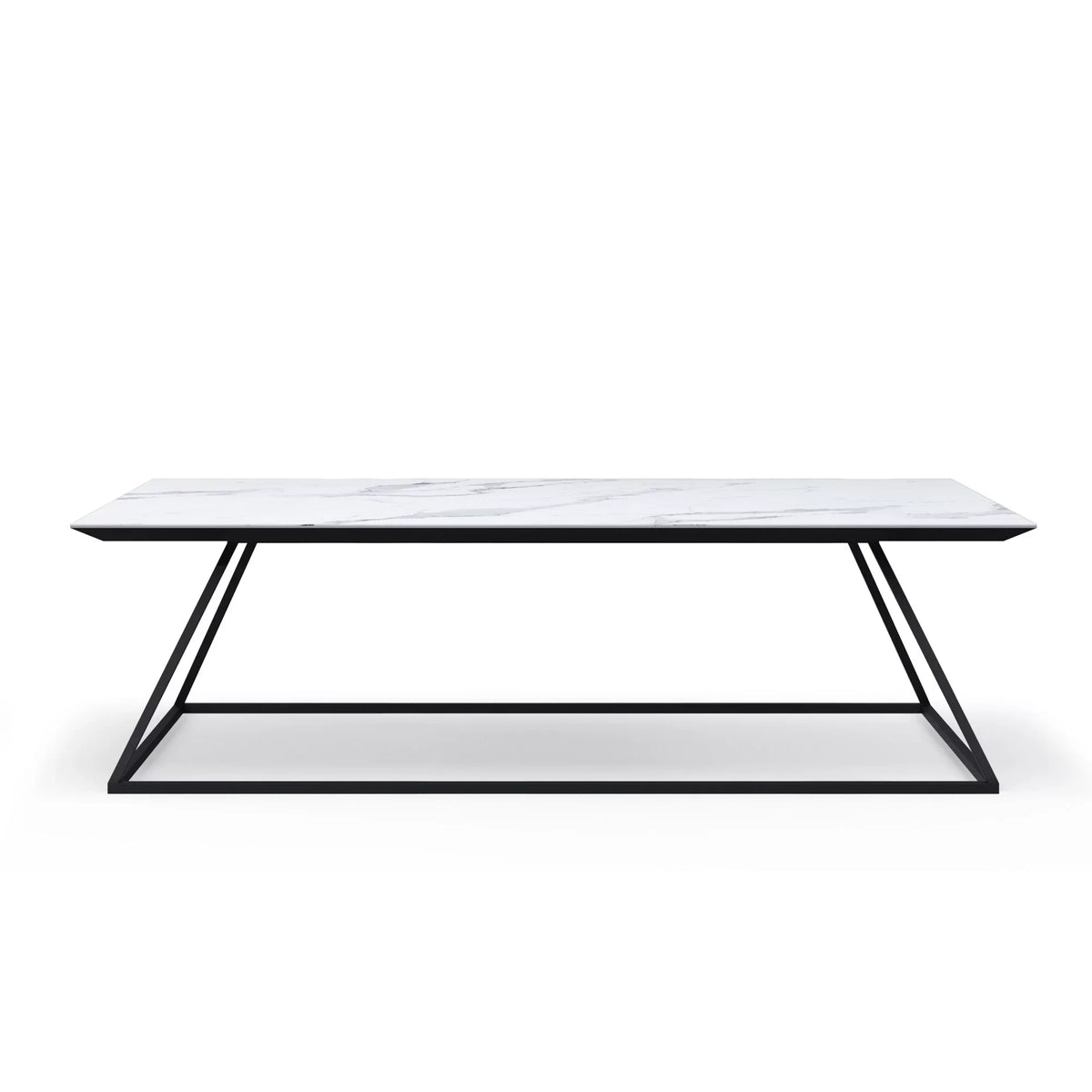 B-Modern Modern Coffee Savvy Table White Carrara