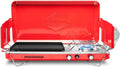 Hike Gas Camping Portable Crew, 2 2in1 Grill/Stove, Burners Propane Stove,