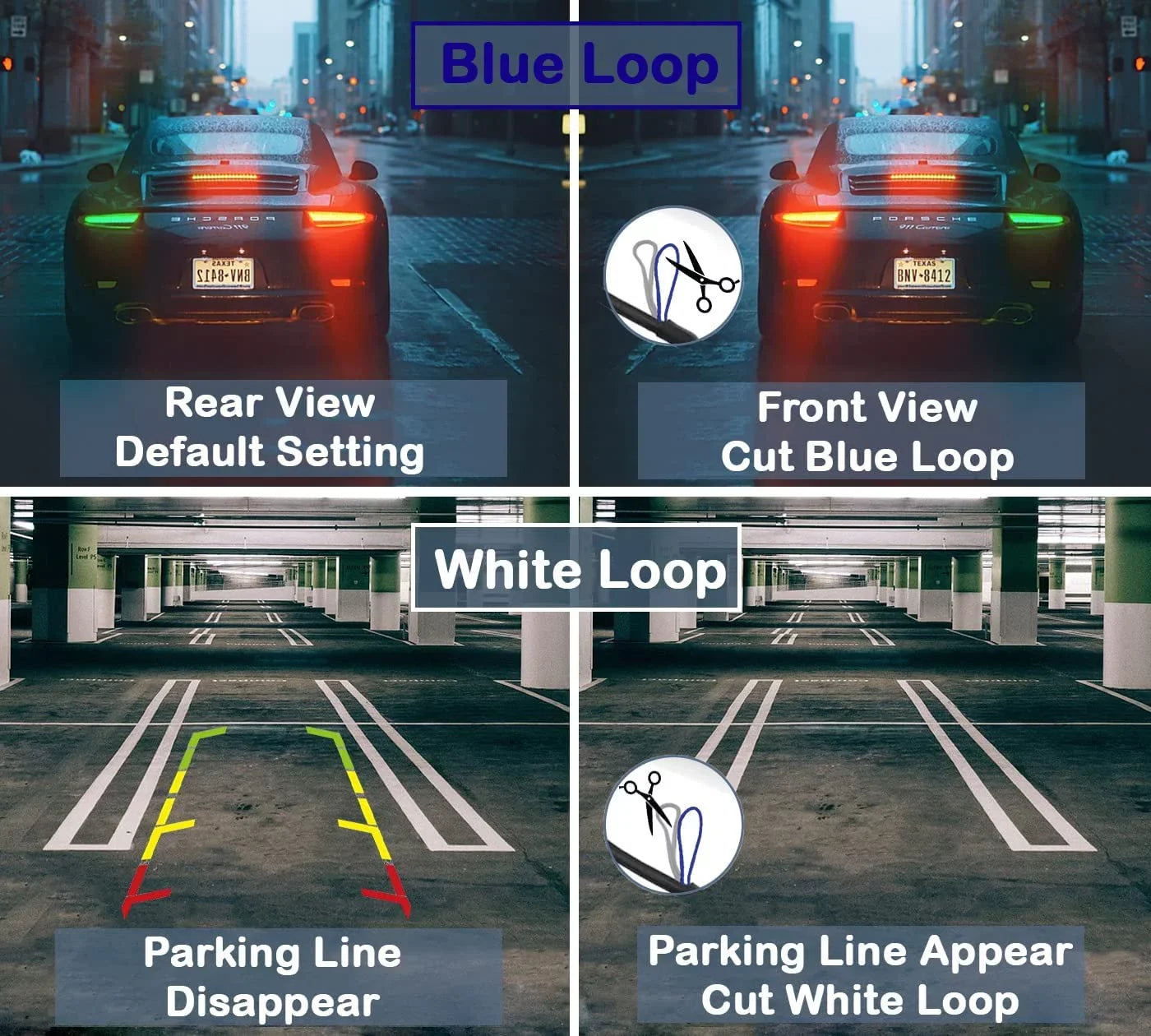 with Frame Compatible CAR910X CAM123 Waterproof Plate Jensen CAR710X Vision Camera Night CM901MIR Rear CAR110W View License Angle CMR2720 CDR7011 Backup Radio 170° CAR910W HD CAR710 Car CAR8000