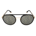 FE40040U Fendi Men's Pattern 51 02C Sunglasses Pilot