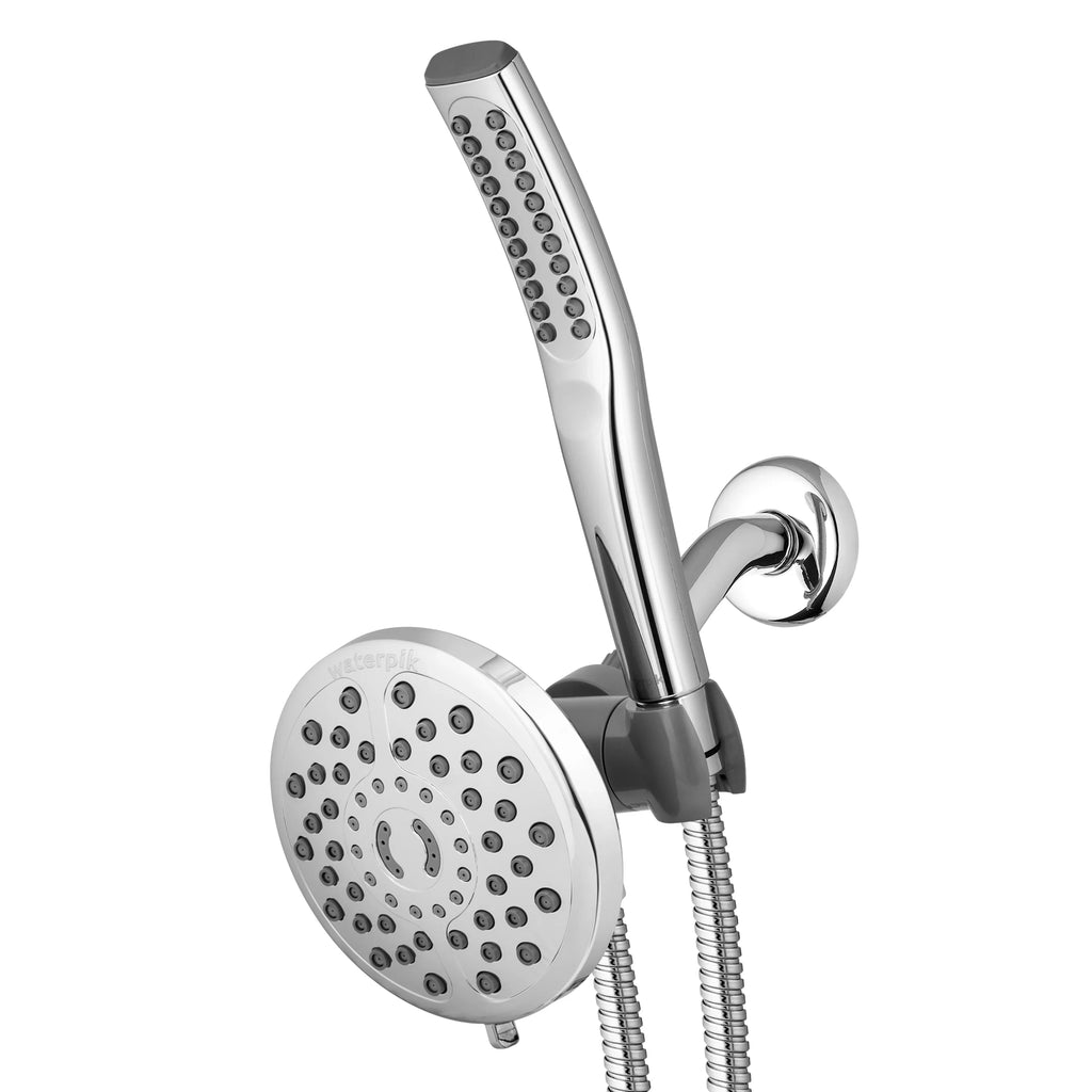 Spa Waterpik Chrome, Massage, XIB-633E-SBX-183ME PowerPulse Shower Combo PowerWand with